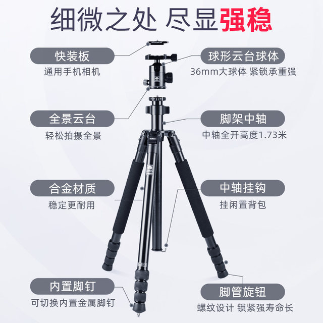 Sirui R2004 Professional Camera Tripod Set