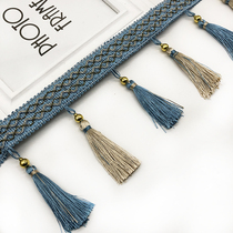 Fine European-style bicolor curtain hanging ears flow Suflorian side curtain head side Sofa Decoration Pendant Ball Pendant Accessories