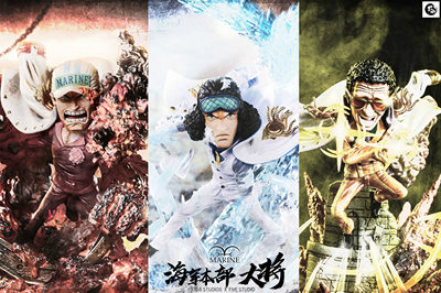 李小西弟弟 G5联名five 黄猿海军三大将限量手办gk 虎窝淘