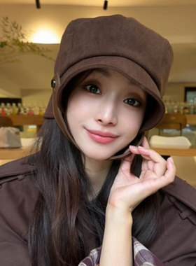 高级感超好看渔夫帽女款秋冬盆帽