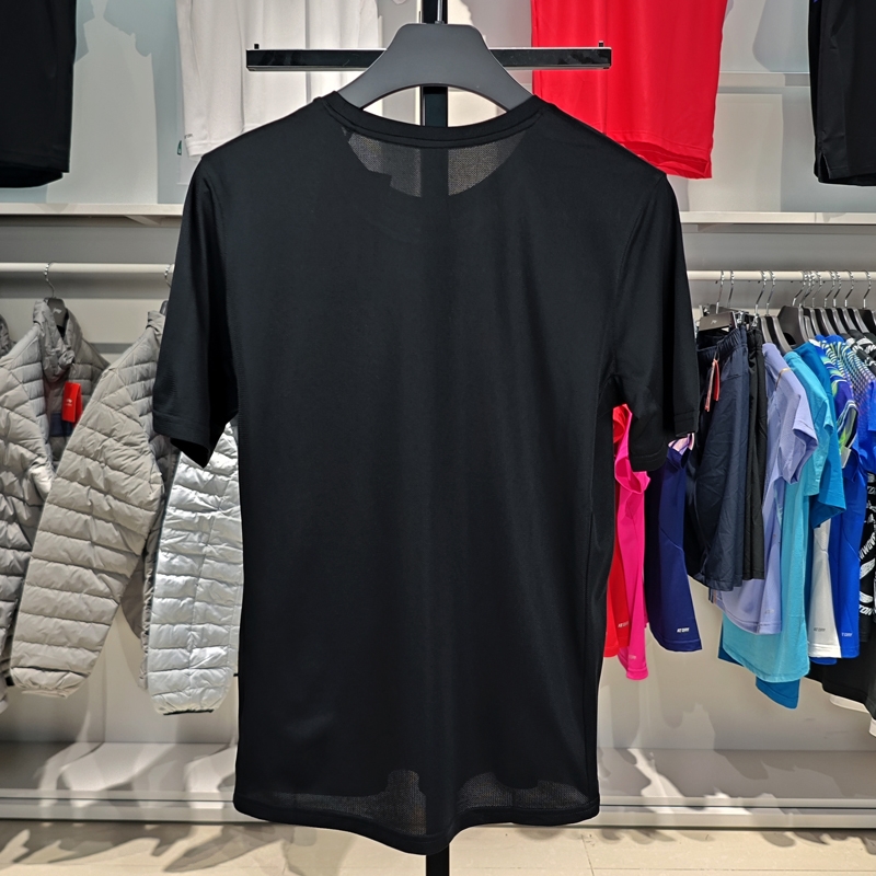 李宁T恤男子训练系列2023春夏新款休闲圆领透气速干短袖YTST073 - 图2