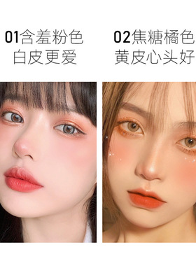 CDE灵动少女读物腮红修容一体盘