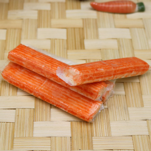 日本寿司料理大崎蟹柳500g蟹肉棒即食火锅模拟蟹柳30根海鲜蟹足棒 - 图2