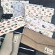 Japanese and Korean literary and fresh ultra-thin canvas wallet simple