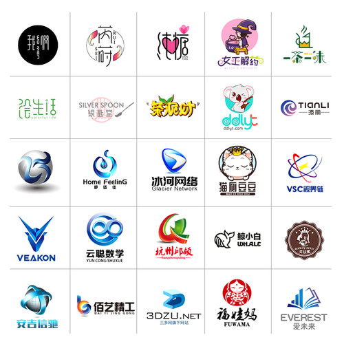 logo设计原创注册商标设计定制公司企业高端品牌字体卡通VI图标志 - 图2
