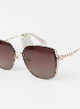 海伦凯勒太阳眼镜2024新款女无框遮阳墨镜偏光开车防紫外线H2623