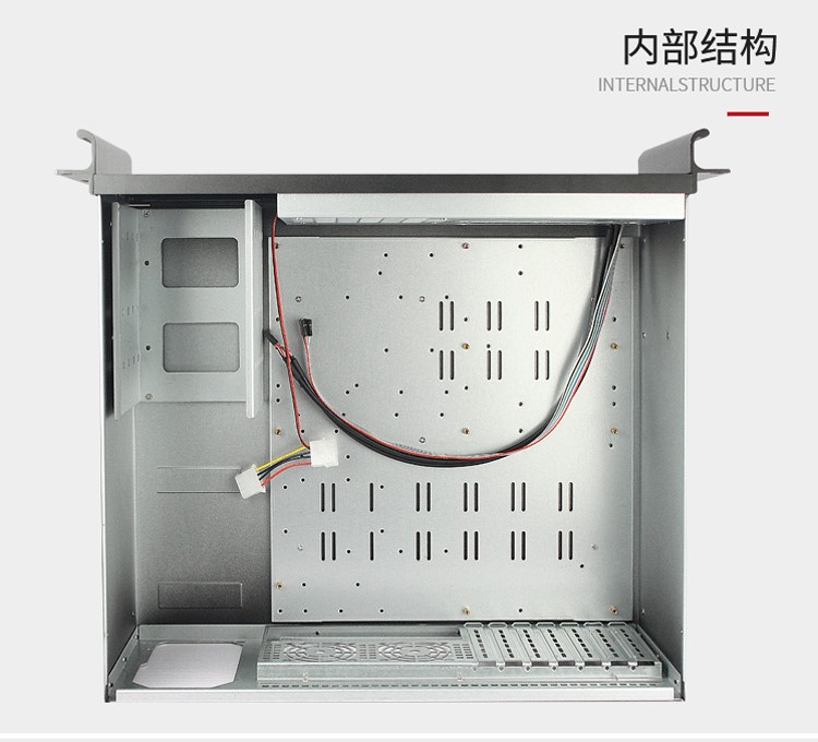 4U工控机箱工作站存储服务器 EATX双路主板机箱可改水冷服务器-图1