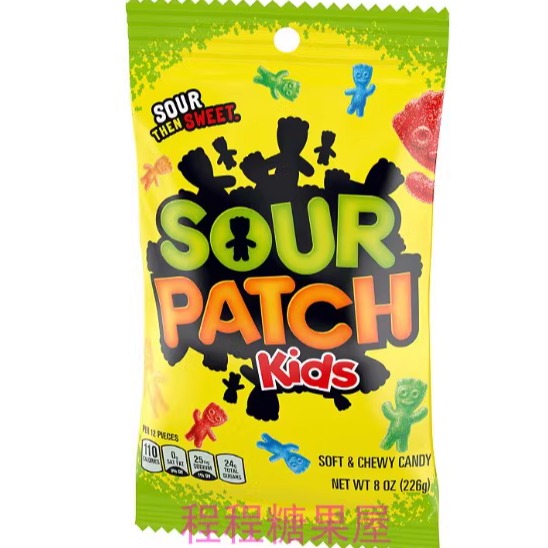 库里同款 美国热门零食 抖音同款 酸粉糖 sour patch 酸爽过瘾a - 图2