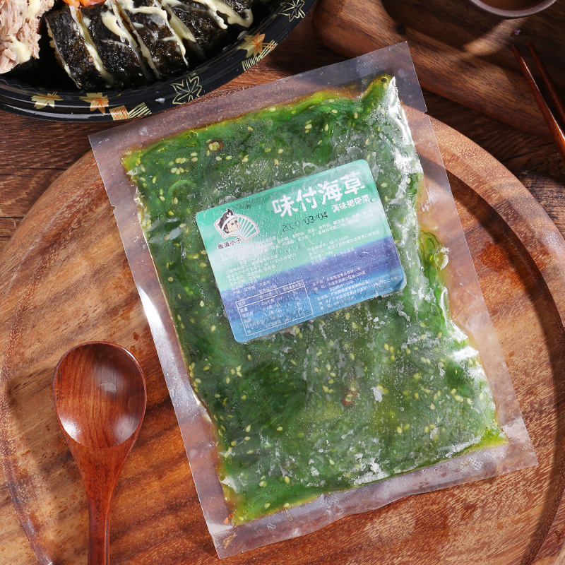 日式海藻沙拉即食海白菜中华海草沙律凉拌菜裙带菜寿司海澡海带丝-图0