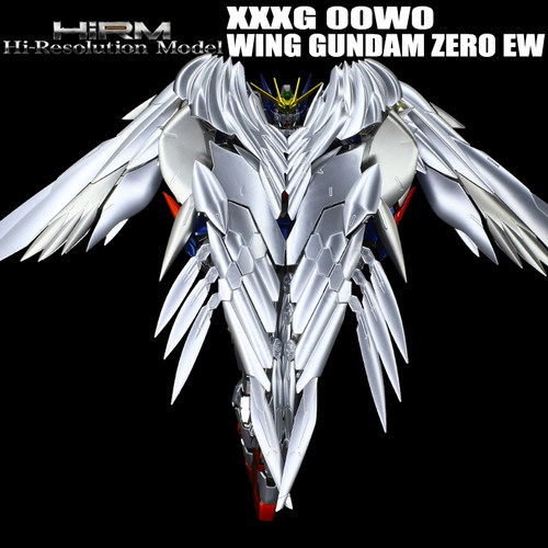 万代HIRM金属骨架掉毛天使KA飞翼零式EW高达金属色1：100拼装模型 - 图2