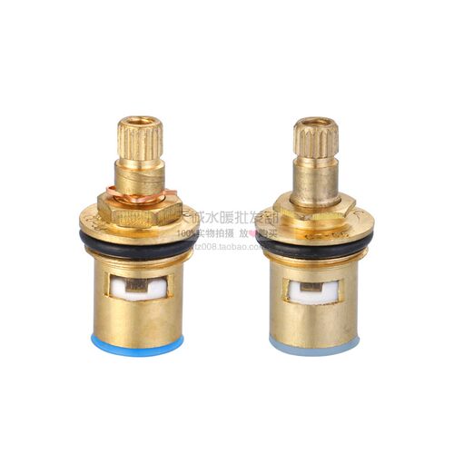 水龙头铜阀芯冷热水快开三角阀洗衣机开关陶瓷暗阀铜头仔冲洗配件 - 图3