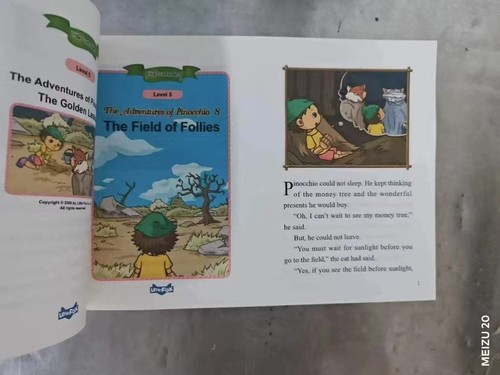 Little fox5级Jungle book森林王子阿拉丁英语台词打印A4学习本 - 图1