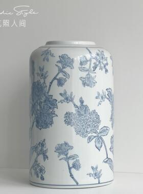 陶瓷中国家居青花瓷花瓶