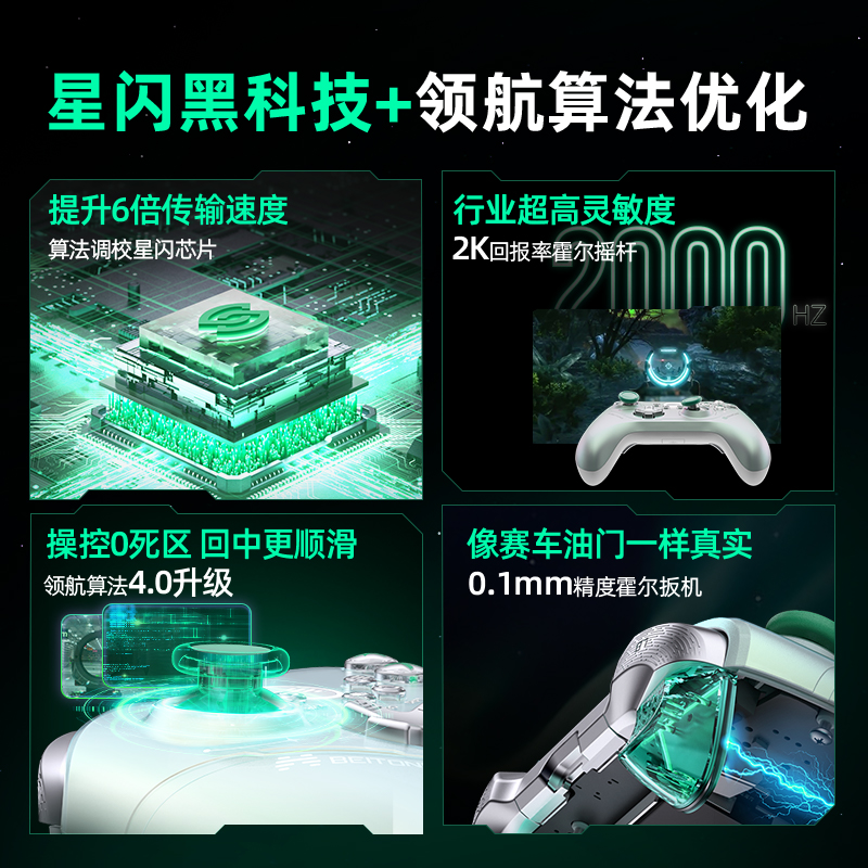 北通阿修罗2pro+星闪游戏手柄pc电脑版steam双人成行switch手柄任天堂nsxbox手柄地平线5蓝牙DNF无线手机iPad-图0