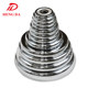 Pure iron large weight electroplated dumbbell plates 10 kg 5kg 1.25/20 small hole barbell plates steel cakes for men and women fitness