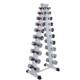 Dumbbell rack hexagonal dumbbell rack three-layer dumbbell rack double-layer household triangular dumbbell rack placed fixed dumbbell multi-layer
