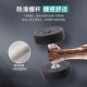 Black all-in-one rubberized dumbbell fitness supplies