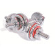 Electroplated pure steel dumbbell with adjustable weight 10-30kg