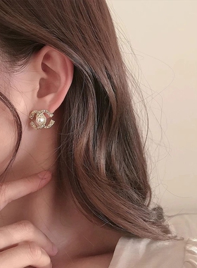 小香风珍珠耳夹女无耳洞轻奢高级