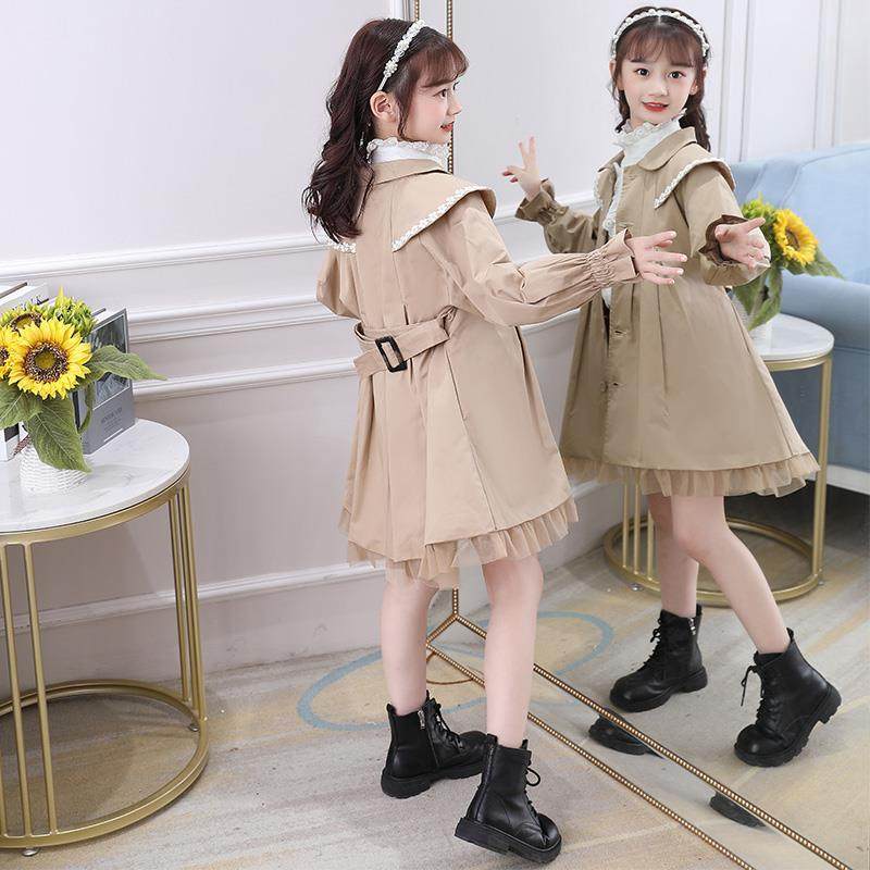 女童外套春秋季2025新款洋气女孩中大童秋款儿童秋装风衣时髦童装,淘宝优惠券,粉丝福利购,淘宝优惠卷