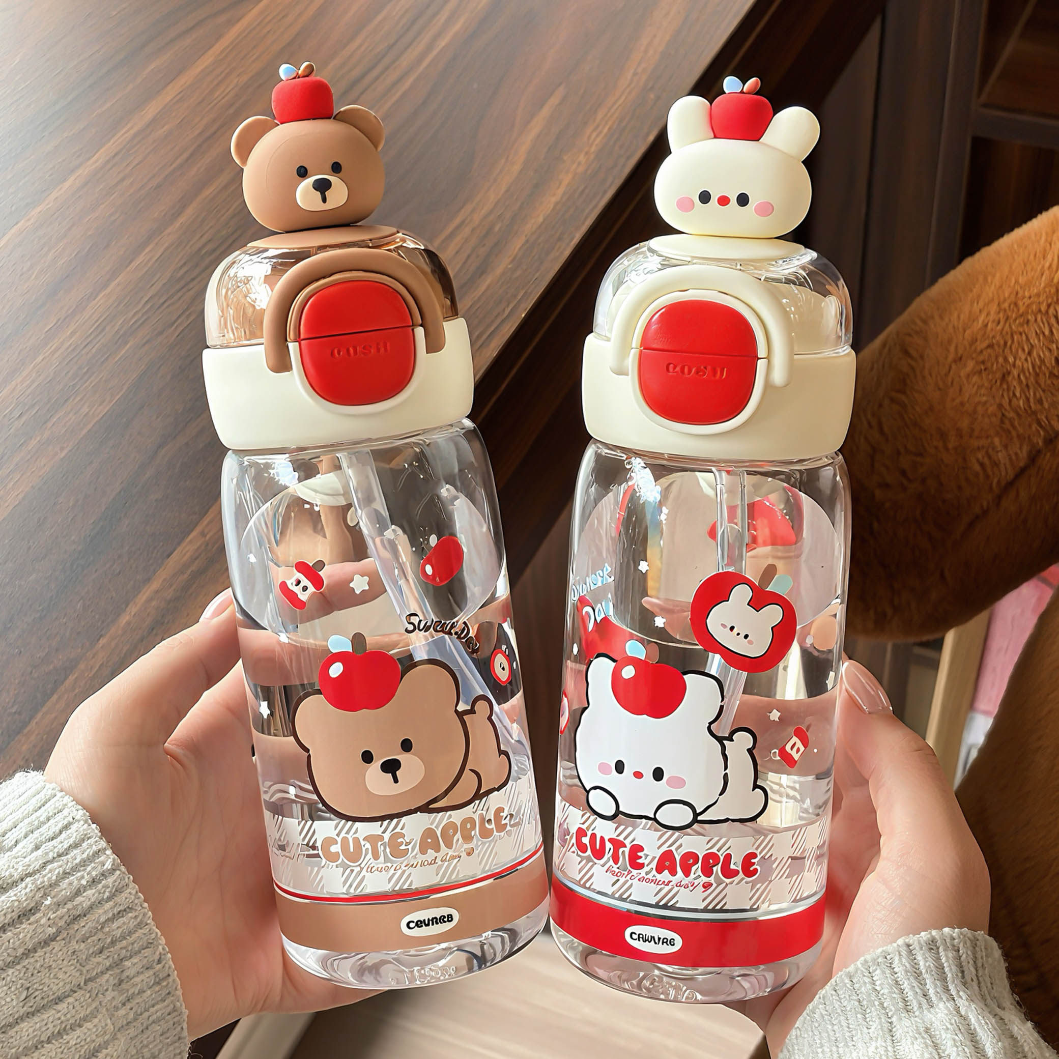 可爱儿童吸管杯夏季高颜值tritan塑料杯防摔便携学生水杯上学专用,淘宝优惠券,粉丝福利购,淘宝优惠卷