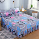Bedskirt Jiulubao Korean style bed sheet bed cover thickened bed sheet