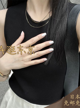 大A逛东京日本代购 18K限量超闪精致叠戴项链合集