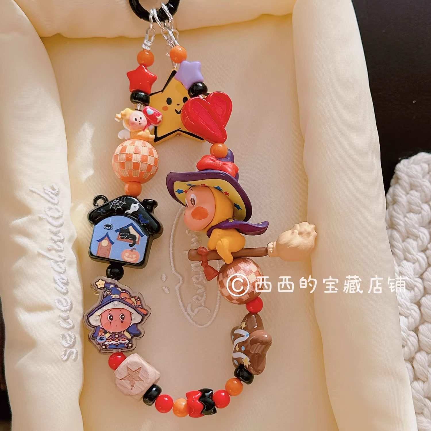 星星人钥匙扣现货送闺蜜女朋友原创手作车挂手机链手机挂件萌粒玩,淘宝优惠券,粉丝福利购,淘宝优惠卷