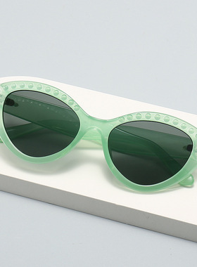 保罗雷朋官网2025新款猫眼太阳镜个性铆钉墨镜女潮流欧美网红街拍