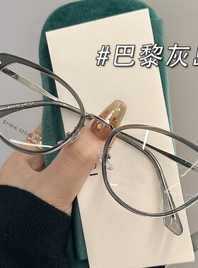 保罗雷朋官网秋季新款时尚平光镜百搭复古防蓝光眼镜女学生党素颜