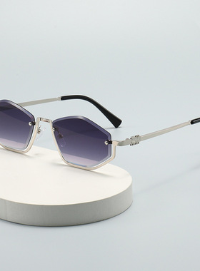 保罗雷朋官网M缪家新品太阳镜跨境欧美ins风时尚半框太阳眼镜女明