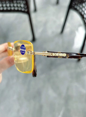 保罗雷朋官网现货新款时尚高清黄片高档老花镜爆款男款防蓝光无框