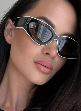 保罗雷朋官网欧美撞色描边高级感太阳镜女猫眼墨镜2025新款潮流百