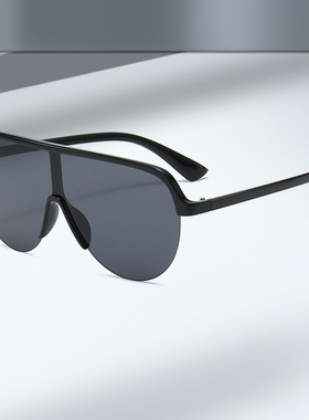 保罗雷朋官网新款连体镜片潮流墨镜大框骑行风镜temu欧美时尚太阳