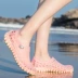 Baotou chim yến dép nữ bãi biển thoáng khí giày đi biển lỗ giày nữ mùa hè đôi mẫu rỗng giày dép nữ - Dép