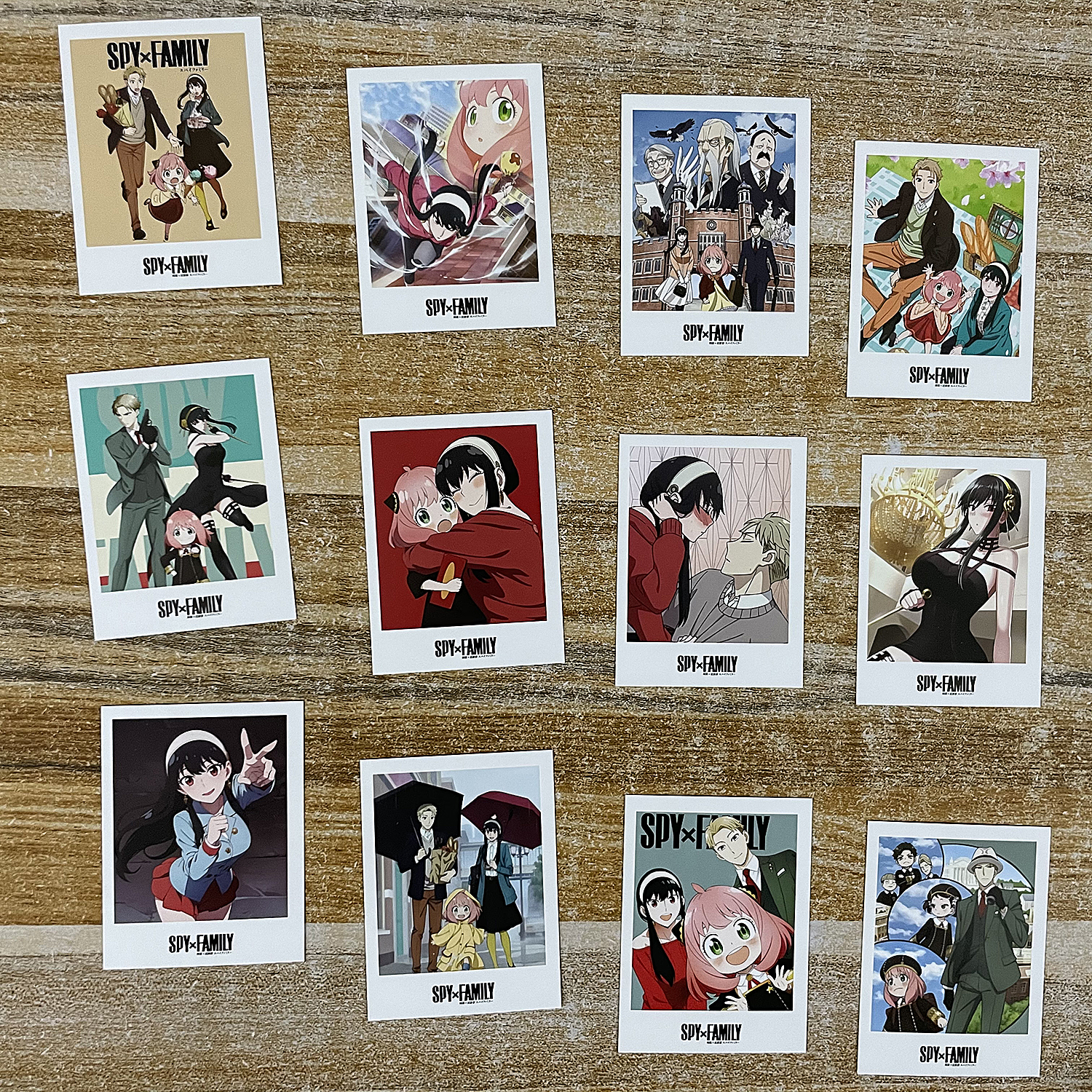 间谍过家家精美lomo卡劳埃德阿尼亚约尔弗兰基动漫周边小卡片贺卡 - 图0