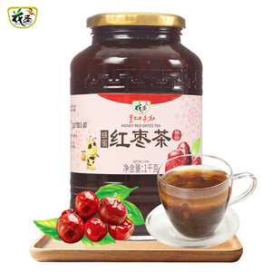 花圣蜂蜜红枣茶1000g韩式果味茶果酱奶茶店饮料花果茶冲饮品批发