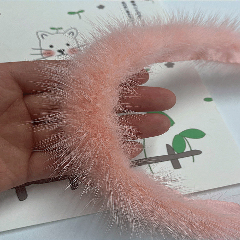 黑色水貂毛毛条辅料旗袍唐装羽绒服滚边香云纱比甲白色边服装毛边,淘宝优惠券,粉丝福利购,淘宝优惠卷