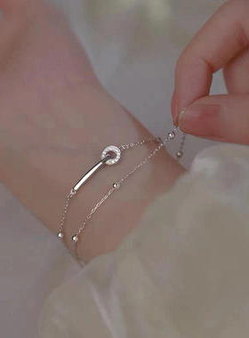 2025新款钥匙纯银手链小众轻奢