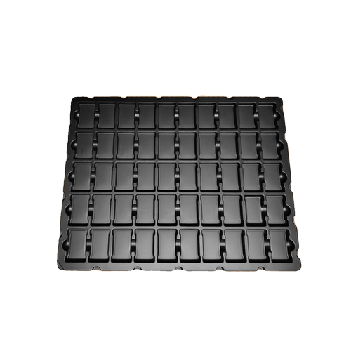 50格防静电黑色吸塑盒托盘尺寸34*21*7MM支持3D设计开模定制 - 图3