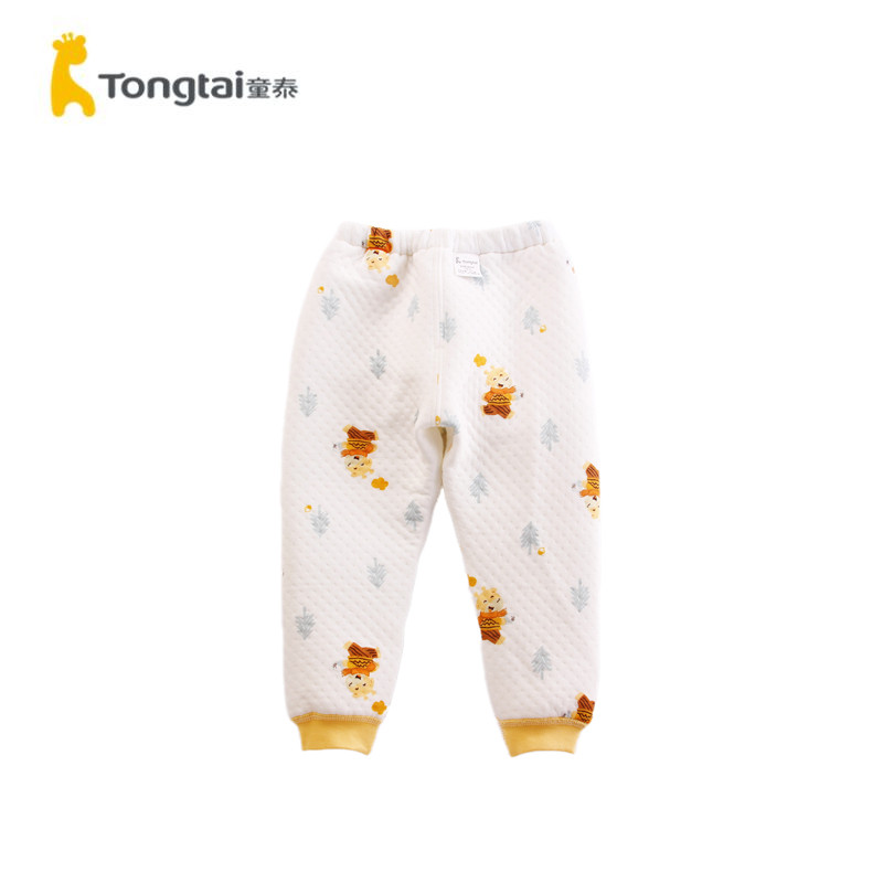 童泰秋冬新款男女宝宝保暖闭裆裤婴儿纯棉加厚居家裤子夹棉打底裤,淘宝优惠券,粉丝福利购,淘宝优惠卷