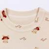 Tongtai Autumn and Winter Baby Boy's Stretch Comfortable Cotton Underwear Set Children's Round Neck Bottoming Autumn Clothes Pajamas Home Clothing