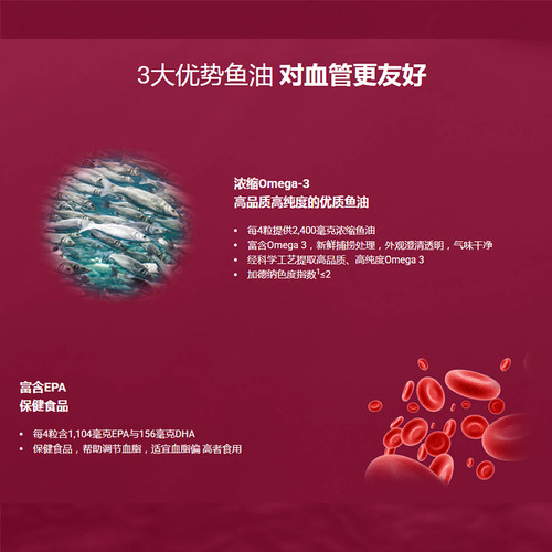 美乐家CardiOmegaEPA鱼油软胶囊关爱血管/日版海外代购 官网正品 - 图0