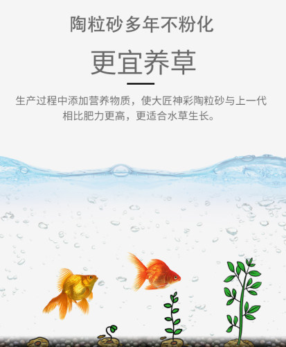 陶粒砂水草泥陶粒沙基肥鱼缸底砂草缸水族造景铺底养水草种子底沙 - 图0