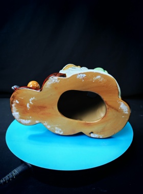 陶瓷工艺品石湾公仔创意寿星摆件家居盆景附树生日送礼长寿仙翁