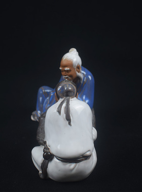 石湾公仔创意摆件陶瓷装饰复古