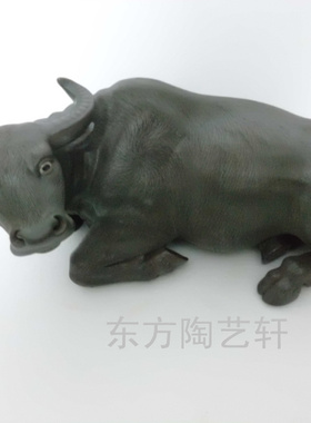 陶瓷办公室招财风水前台工艺品