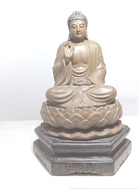 陶瓷镇宅石湾公仔客厅玄关工艺品