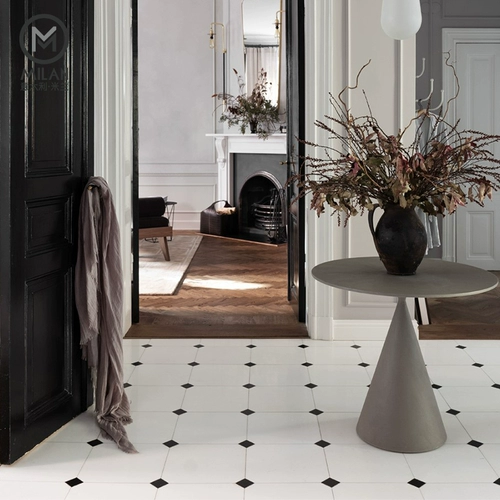 Французская восьмиугольная антикварная мозаика для ванной комнаты, кухни, балкона, входа, плитка, фон, стена, нескользящая плитка для пола