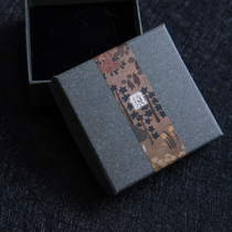 Déwritten greeting card silver pearl necklace with first decoration box gift box gift bag rub silver cloth Need more Please buy another